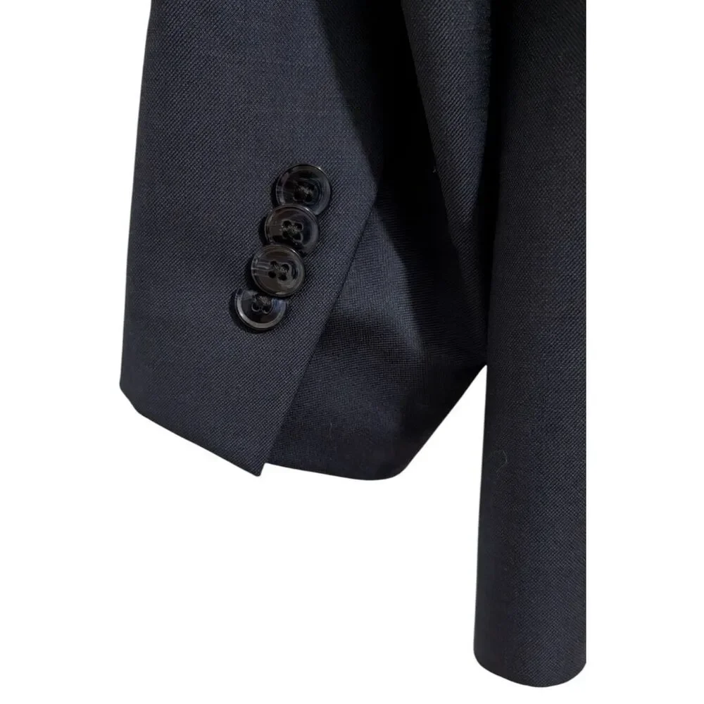 Peter Millar Collection Navy Blue 100% Wool 2-Button Suit Jacket Blazer 40S